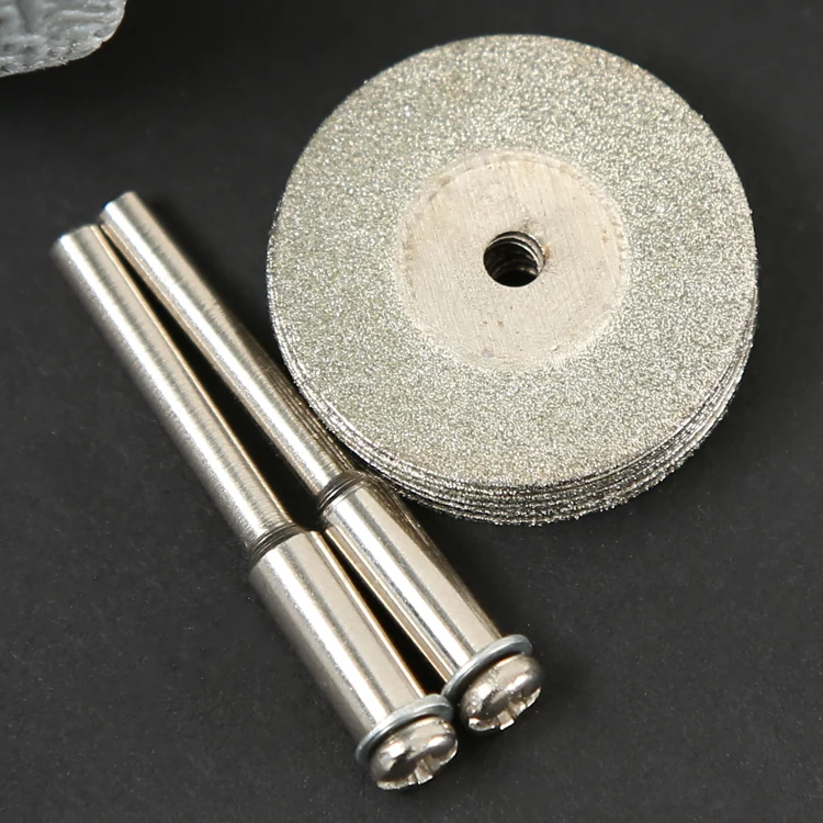 30Mm Diamondตัดแผ่นดิสก์ล้อชุดใบมีดสำหรับเจาะหัตถกรรมเครื่องมือโรตารี่