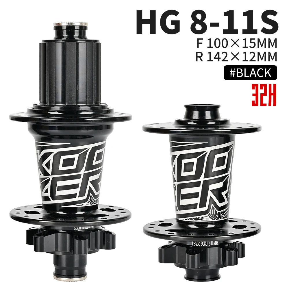 KOOZER XM490 MTB Hinterradnabe 6 Sperrklinken 72 Klicks 4 Gedichtete Lager QR 10x135 Thru 12x142 28/32/36H Scheibenbremse – Detail 10