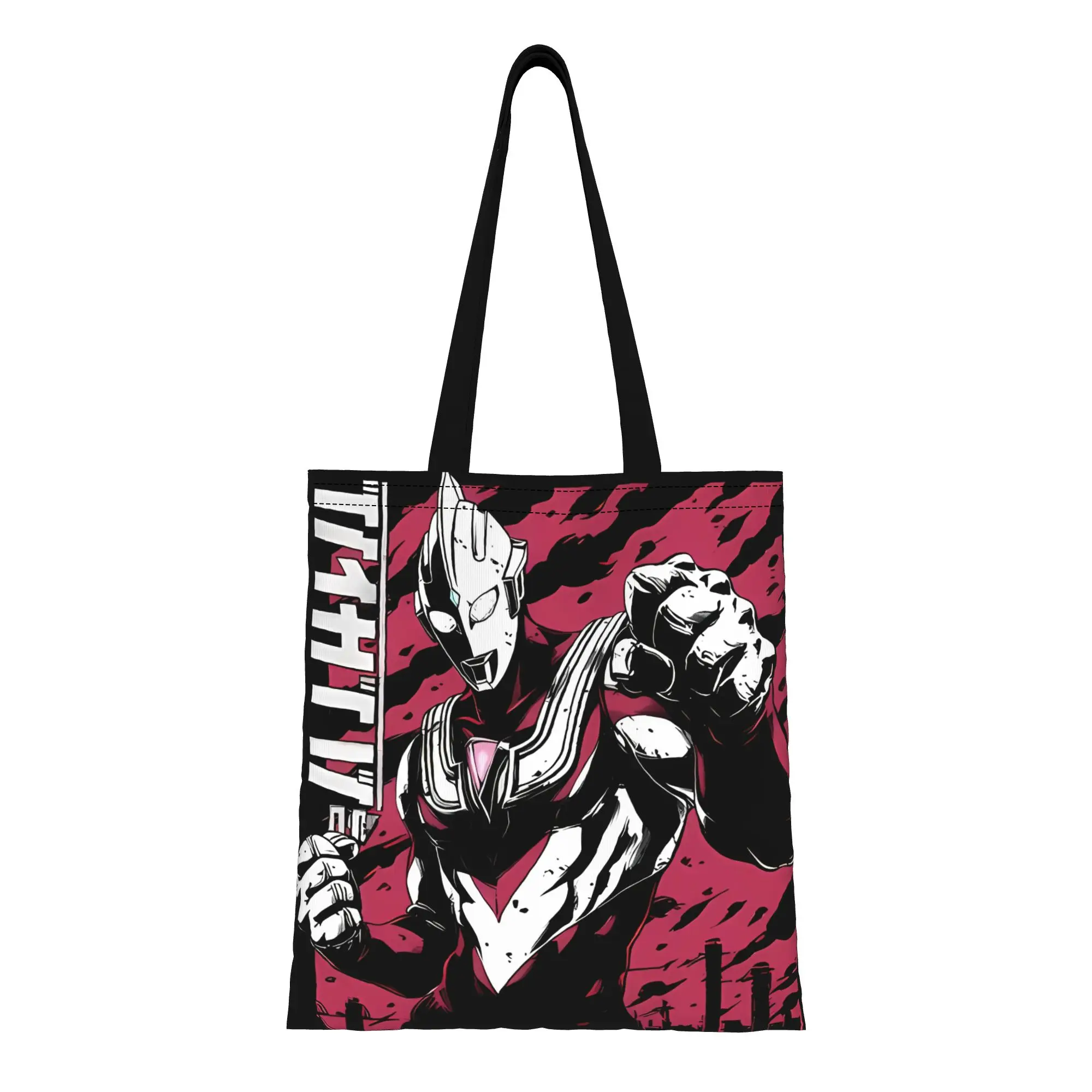 Back to school season Ultra Hero (20) Ultraman Canvas Tote Bag Perfect for Grocery Women's Top-Handle Bags
