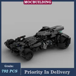 MOC Batmobile Model Building Block UCS Series Movie Technology Collection Toys Gift