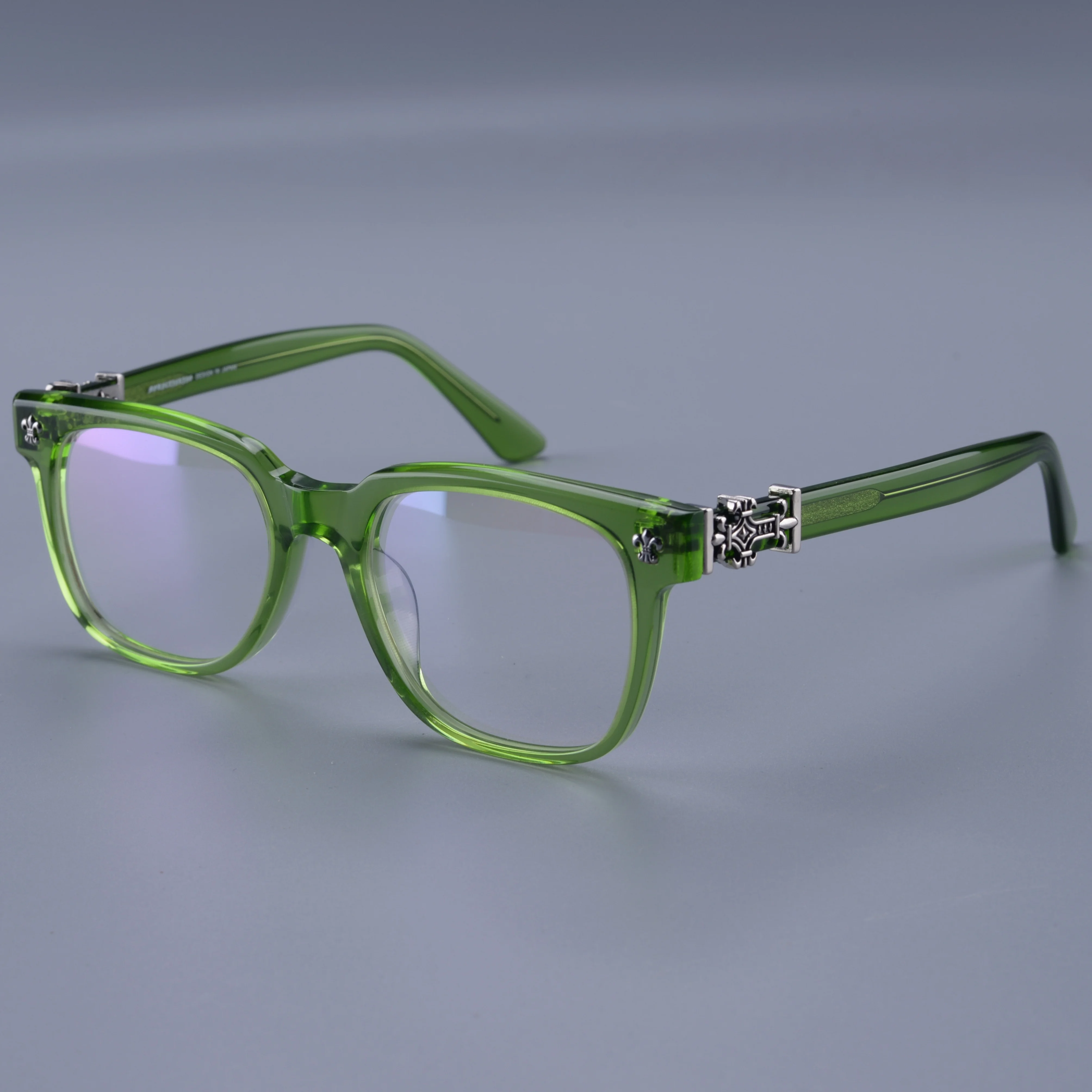 New World Fashion Luxury Brand Designer Men's Acetate Glasses Frame Casual Retro Decoration Simple and Exquisite Women's Glasses