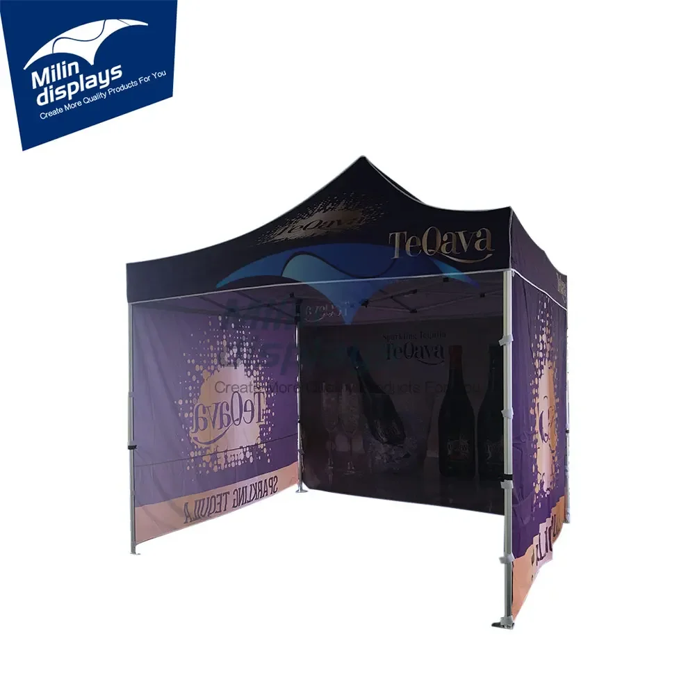 Racing Waterproof Folding  Gazebo Tents  3x3 Hexagon Canopy Outdoor   for  Trade Show