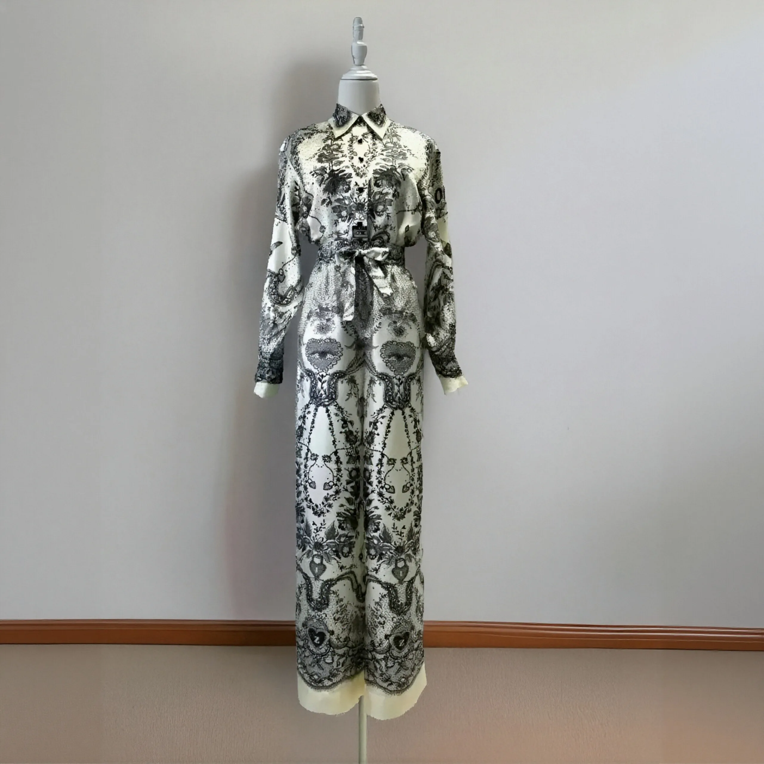 

Printed Women's Dress 2025 Summer New Elegant Linen cotton Dresses Design Elegant Temperament Personality Casual Vacation Dress