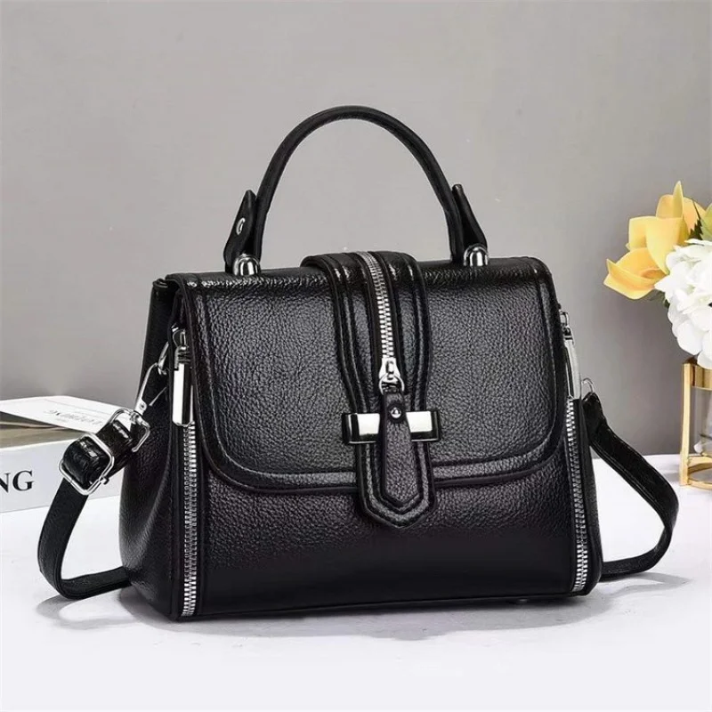 

Sophisticated Women's Tote Bag Made Of Microfiber Leather Boasting Trendy Lasting Spacious Soft Daily Modern Look​