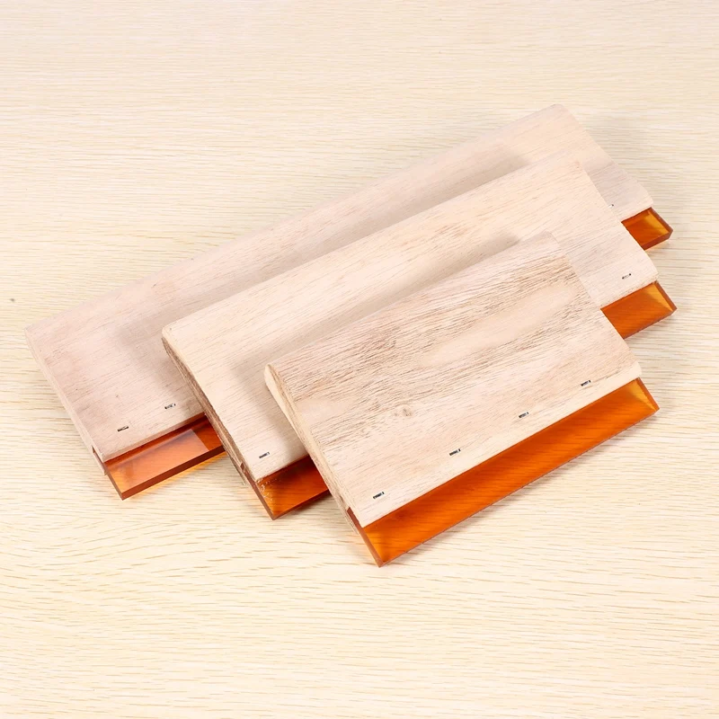 InjScreen-Raclette pour Impression d'Encre, Outils de Planche à Gratter, 16cm, 24cm, 33cm, 3 Pièces