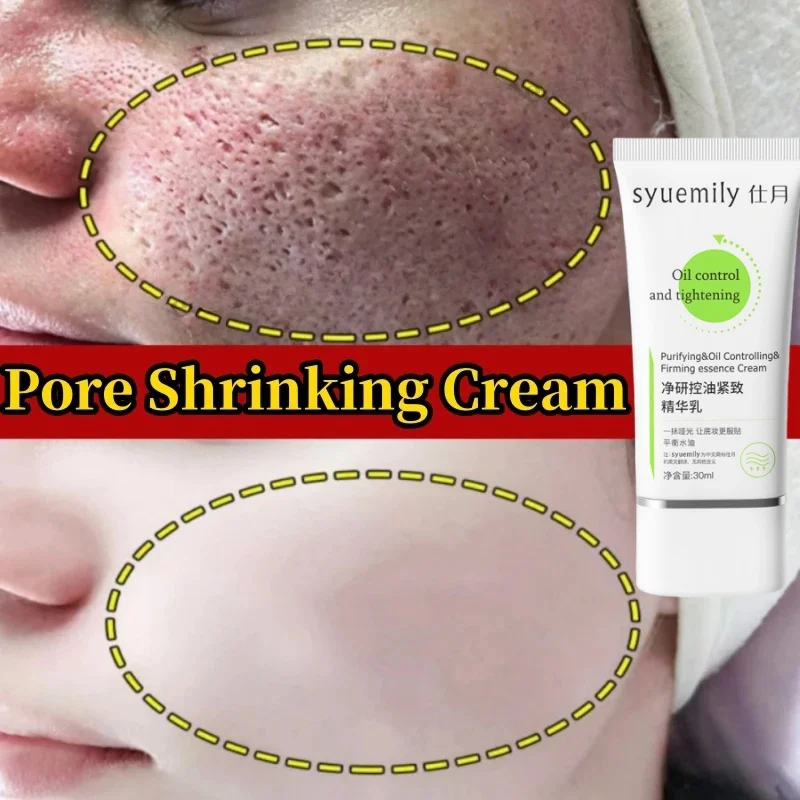 

Salicylic Acid Pore Shrinking Cream Reduce Large Pore Tighten Refining Face Repair Rough Dull Pore Brighten Moisturize Skin Care