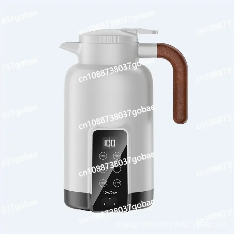 

Car electric cup Stainless steel inner tank heating water cup Car water heater Thermos cup 12V/24V car kettle