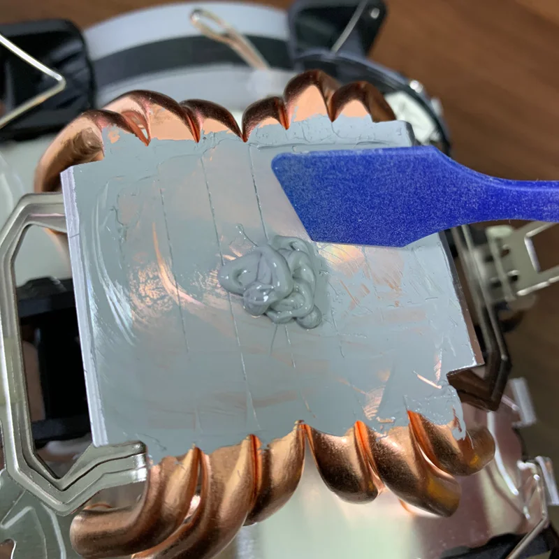 Pasta térmica de 10W/m-k, enfriador de CPU de 1,2g, grasa de silicona para procesadores de CPU, impresora GPU, disipador de calor, enfriador de refrigeración, compuesto térmico