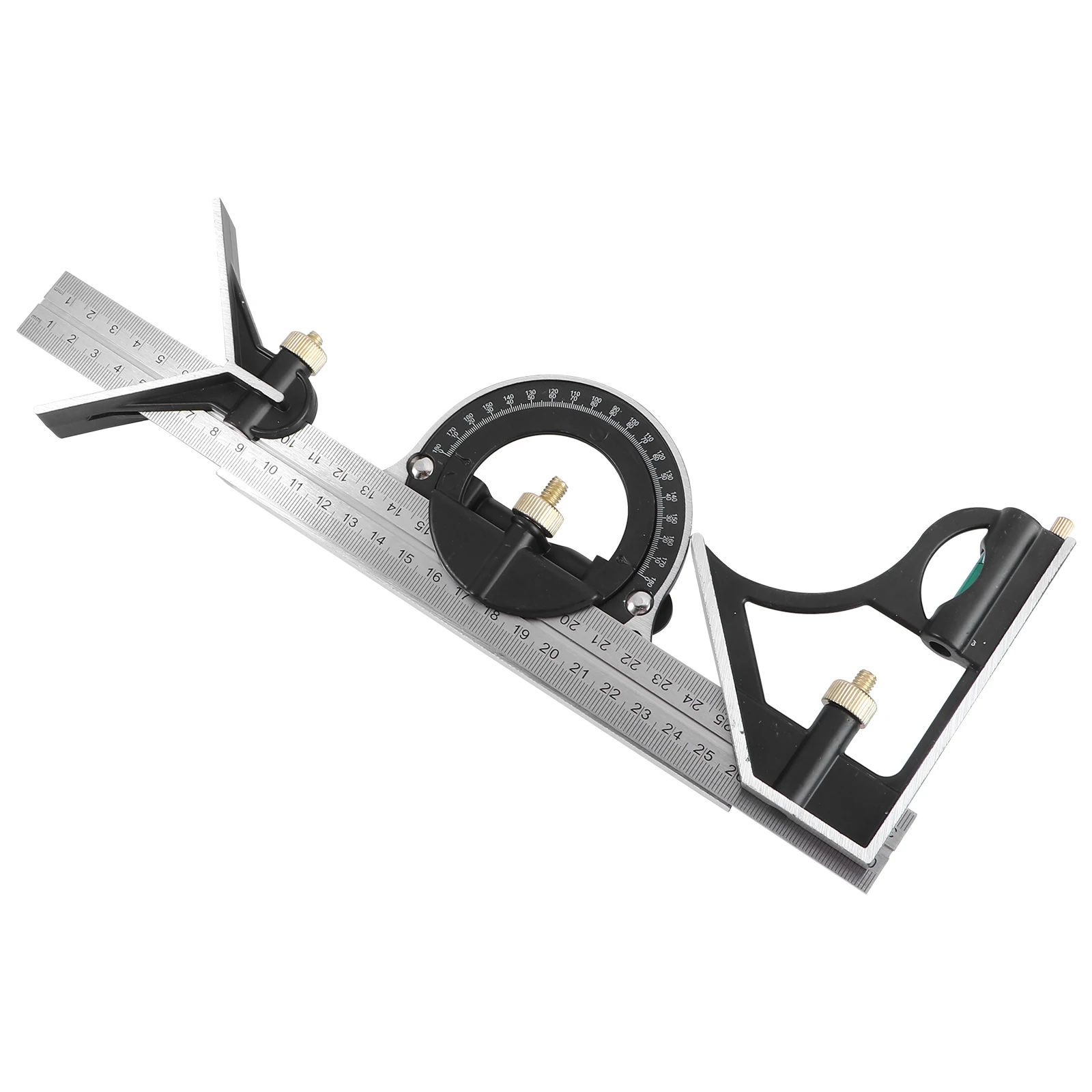 

Stainless Steel Aluminum Carpenter Rulers Square Woodworking Measuring Tool Angle Gauge Adjustable Metric Imperial