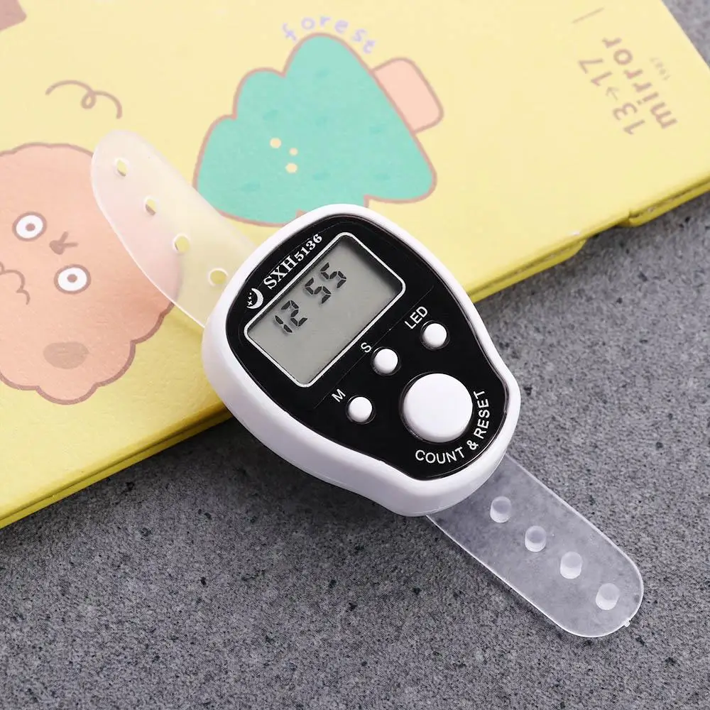 Display Pointer LCD Electronic Digital Chanting Counters Electric Counter 5 Channel Finger Counter Time Counter Tally Counter