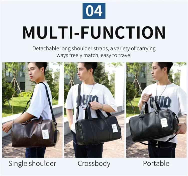 مقاوم للماء حقيبة يد سفر قصيرة التدريب حقيبة اللياقة البدنية بلون جاف وكبير سعة الرطب فصل جيب حقائب اليد كيس sreка #2