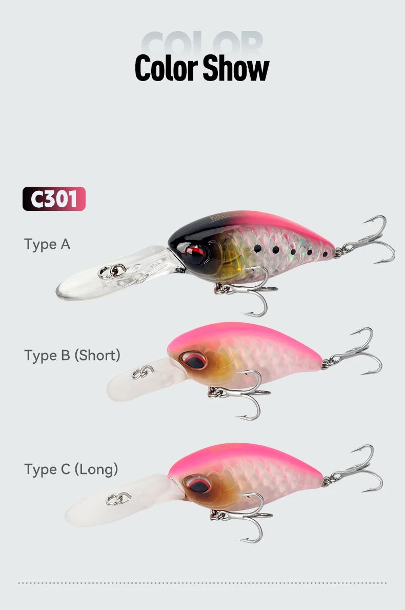 Kingdom Floating Crankbaits Minnow 6 g 6,5 g 10,5 g Geräusch künstliche harte Köder 3 Arten Lippenbarsch Hecht Forelle Süßwasser-Angelköder – Detail 14