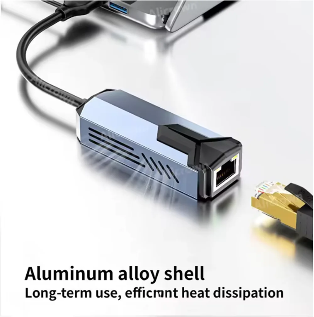 

5G USB Ethernet Adapter USB 3.0 Network Card to USB RJ45 Lan for PC Windows 8.1/10/11 USBA USBC Switch Gigabit Ethernet