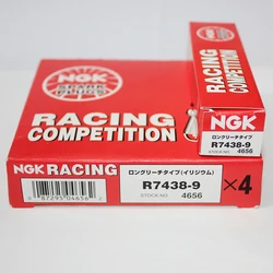 4pcs Original NGK Racing Spark Plug Iridium R7438-9 4656