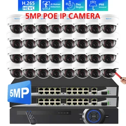 TOPROHOMIE H.265 32CH 4K NVR Kit 5MP 4MP Ai Security Indoor Outdoor Vandal-Proof Audio IP Camera Video Surveillance System