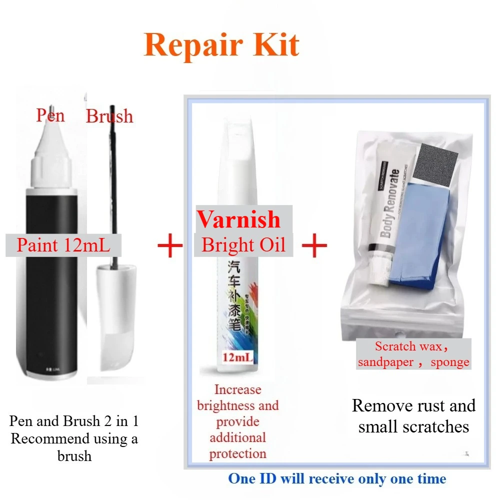 Scratch Repair Kit Adapter For Geely Panda Tobe Cross Car Paint Fixer Temptation Green Scratch Repair Original Car Touch Up Pen