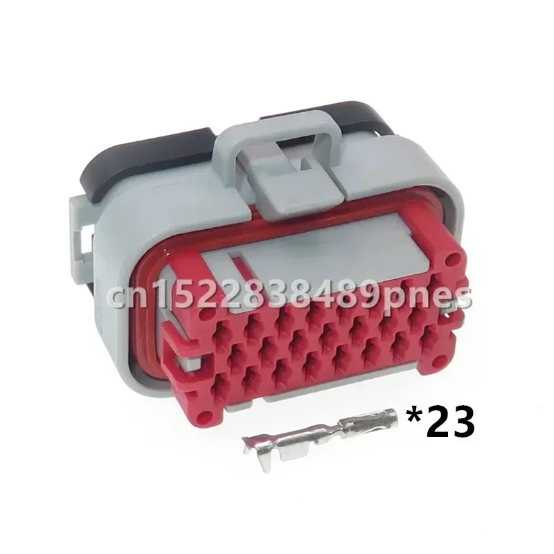 23 Pole 770680-4 Grey Tyco Auto Wiring Harness Waterproof AMP Sealed Socket With Crimp Terminals