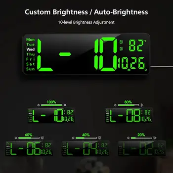 8 最佳銷售 臥室掛鐘 - №6