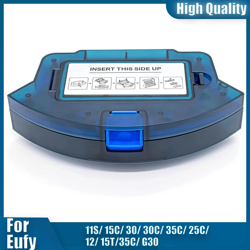 استبدال صندوق الغبار DustBin لـ Eufy RoboVac 11S/ 15C/ 30 جهاز آلي لتنظيف الأتربة قطع غيار الملحقات