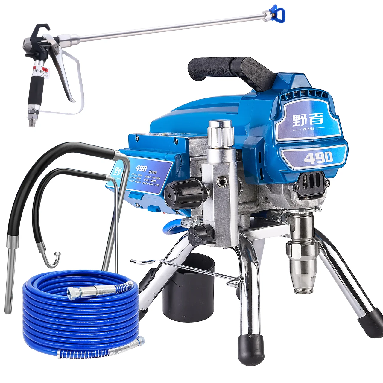 Plunger Airless Paint Sprayer 110V, Export Custom Latex Coating Spray Machine for Paint Application