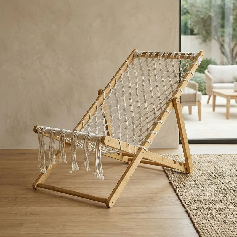 Wind foldable balcony camping deck chairs home bed and breakfast outdoor hotel portable