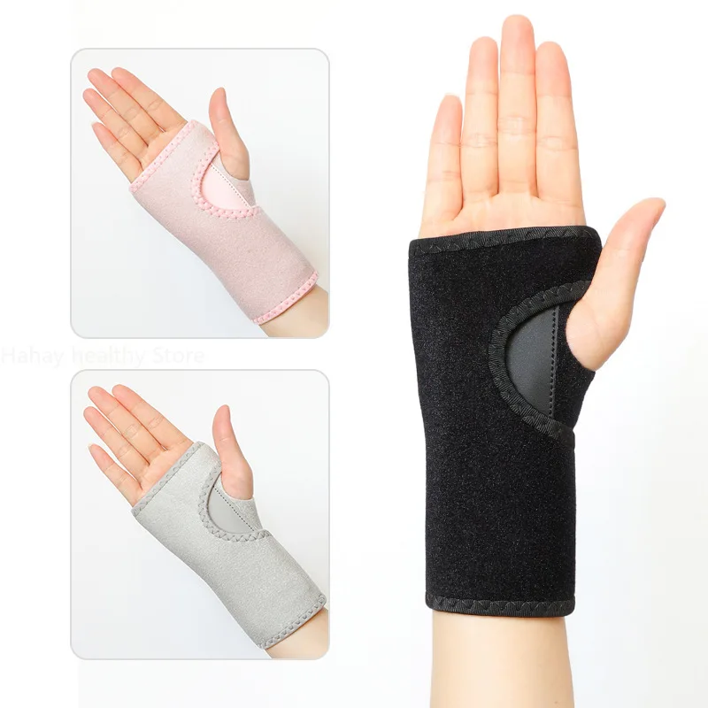 

Adjustable Compression Wrist Brace Aluminum Support Hook Loop Strap Sport Tendon Sheath Carpal Tunnel Relief Wrap for Wrist Pain