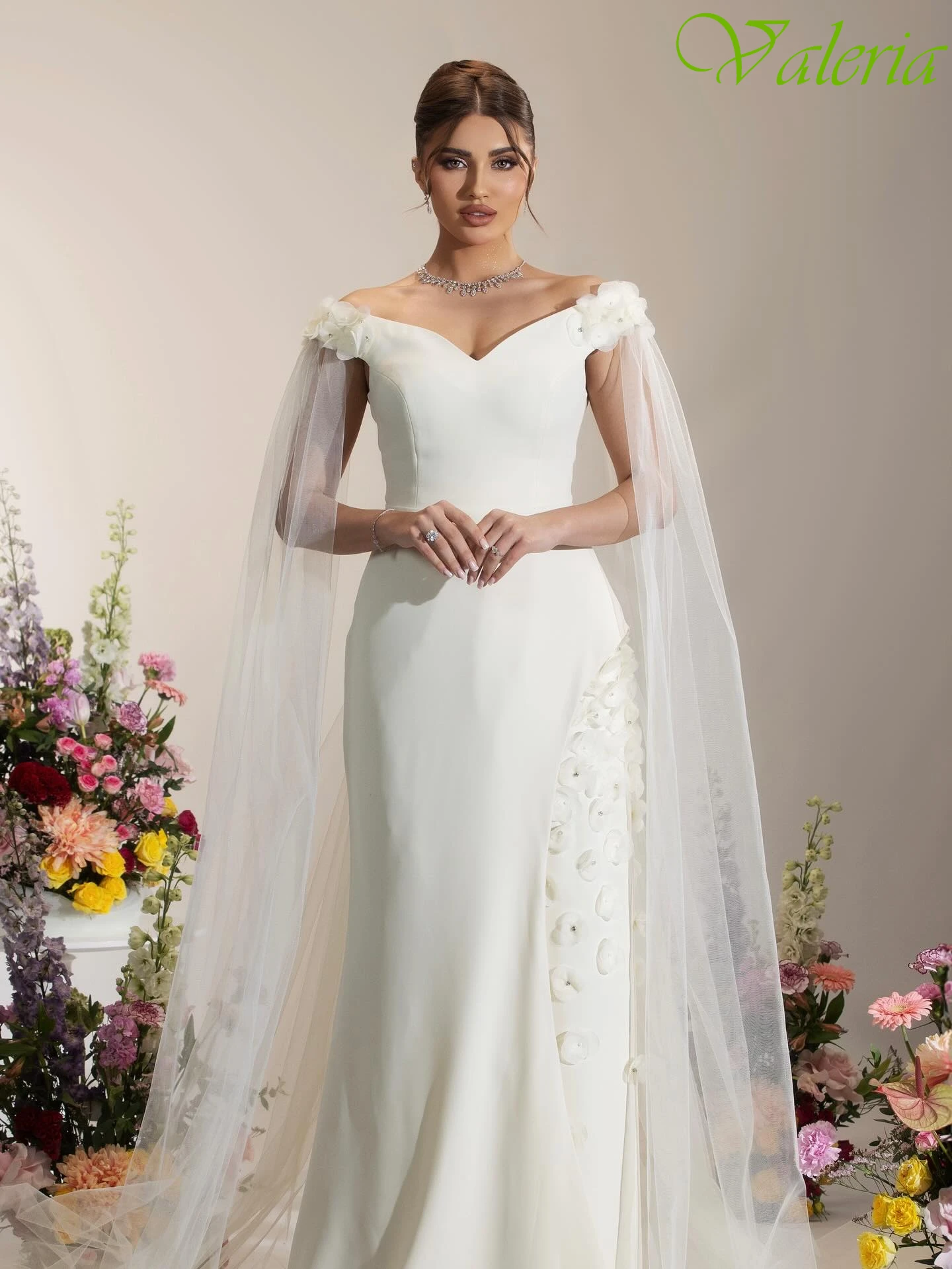 تخصيص مستقيم قبالة الكتف فستان سهرة كلاسيكي أنيق مزاجه فساتين المشاهير جودة عالية فستان الحفلات الحساسة