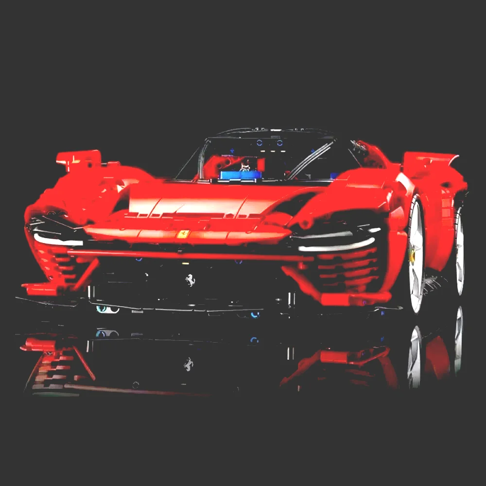 

In Stock Technical Compatible Ferraried Daytona SP3 Supercar Building Blocks 42143 Car Model Bricks for Christmas gifts