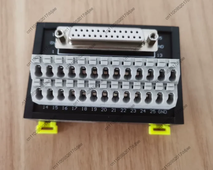 S025m.pcb 25-pin d-sub terminal block with double row terminals suitable for industrial control equipment