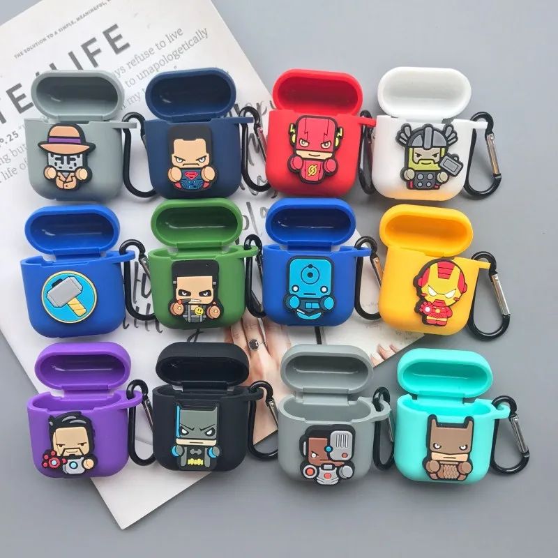 Disney-funda de silicona para auriculares inalámbricos, funda protectora con gancho para Apple Airpods 3 2 Pro, 2021