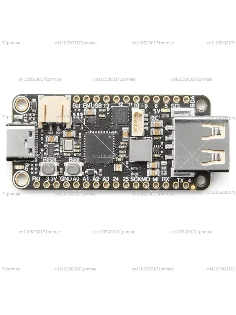 B-Best-Selling Enhanced Connectivity RP2040 5723 Feather Microcontroller with USB Type A Host for DIY Projects and Prototyping