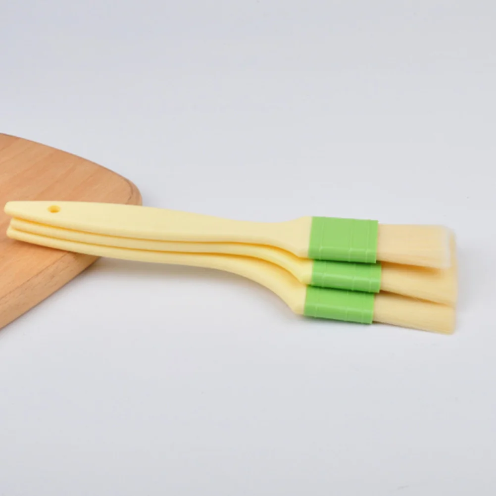 

1pc Baking Large Size Wool Head Plastic Handle Heat Resistant For Bbq Sauce Oil Basting Cake Cream Pastry Grilling Roasting