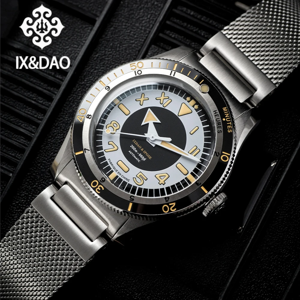 

IPOSE IX&DAO Men's GMT Automatic Mechanical Watch ETA2824-2 Movement Luminous waterproof Stainless Steel reloj hombre