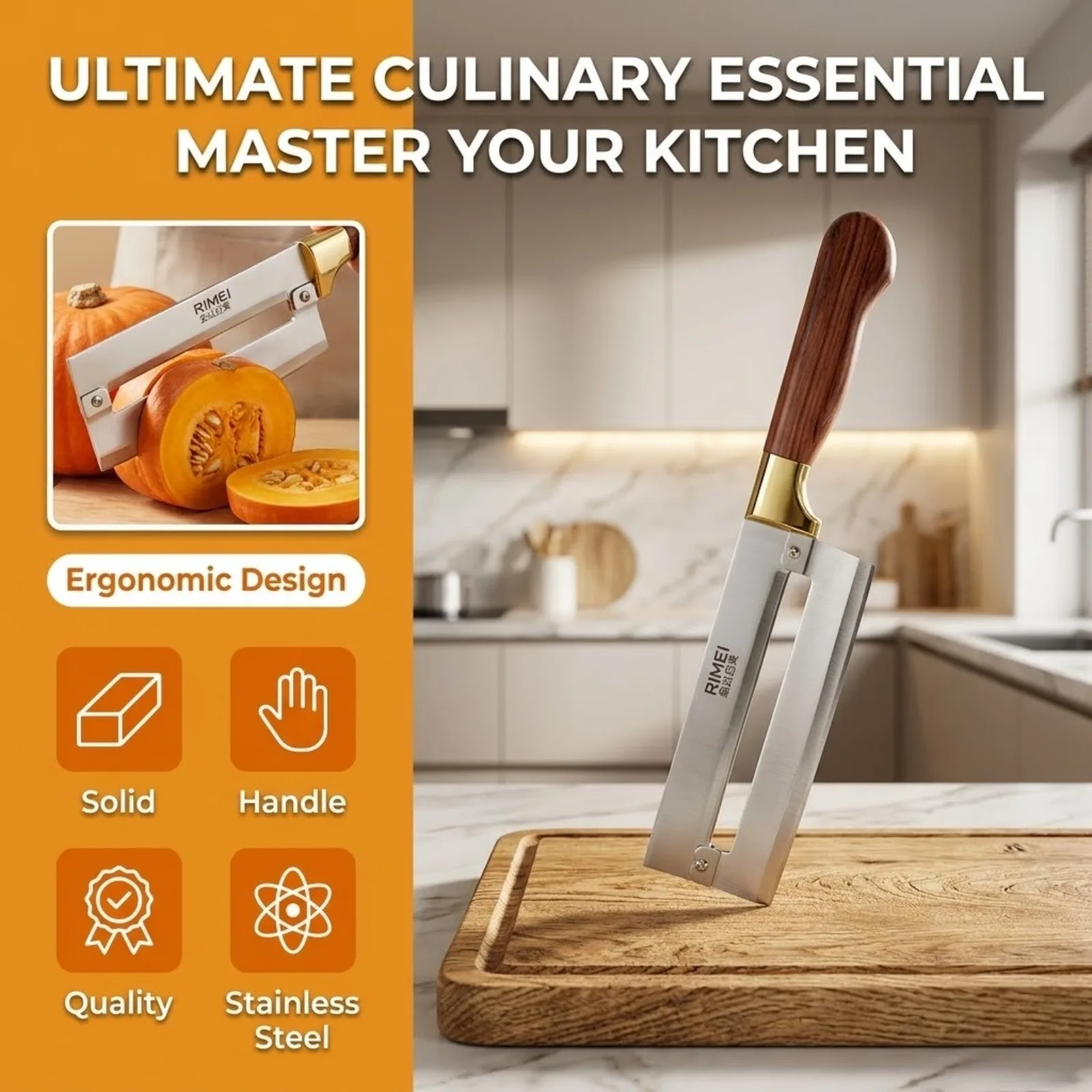 New 2-in-1 Multifunctional Peeling Knife, Ultra Sharp Stainless Steel Peeler&Slicer with Ergonomic Handle, Durable Kitchen Tool