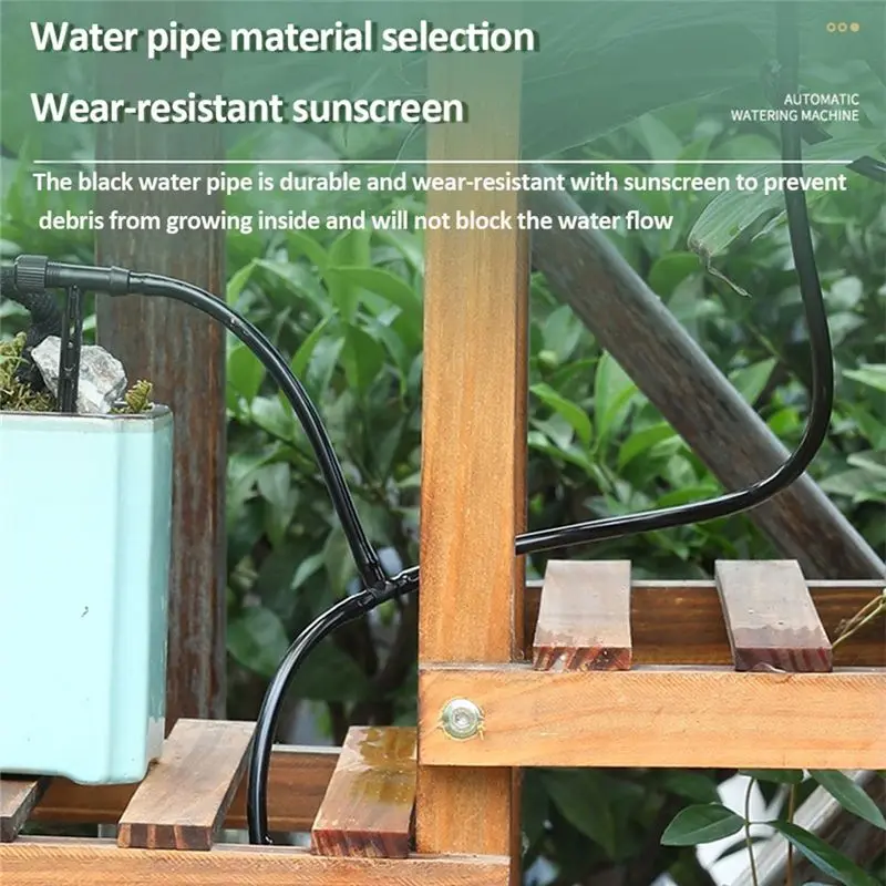 PZHI WiFi Smart Garden Irrigation Controller 15 Pots Automatic Drip System APP Remote Control Watering