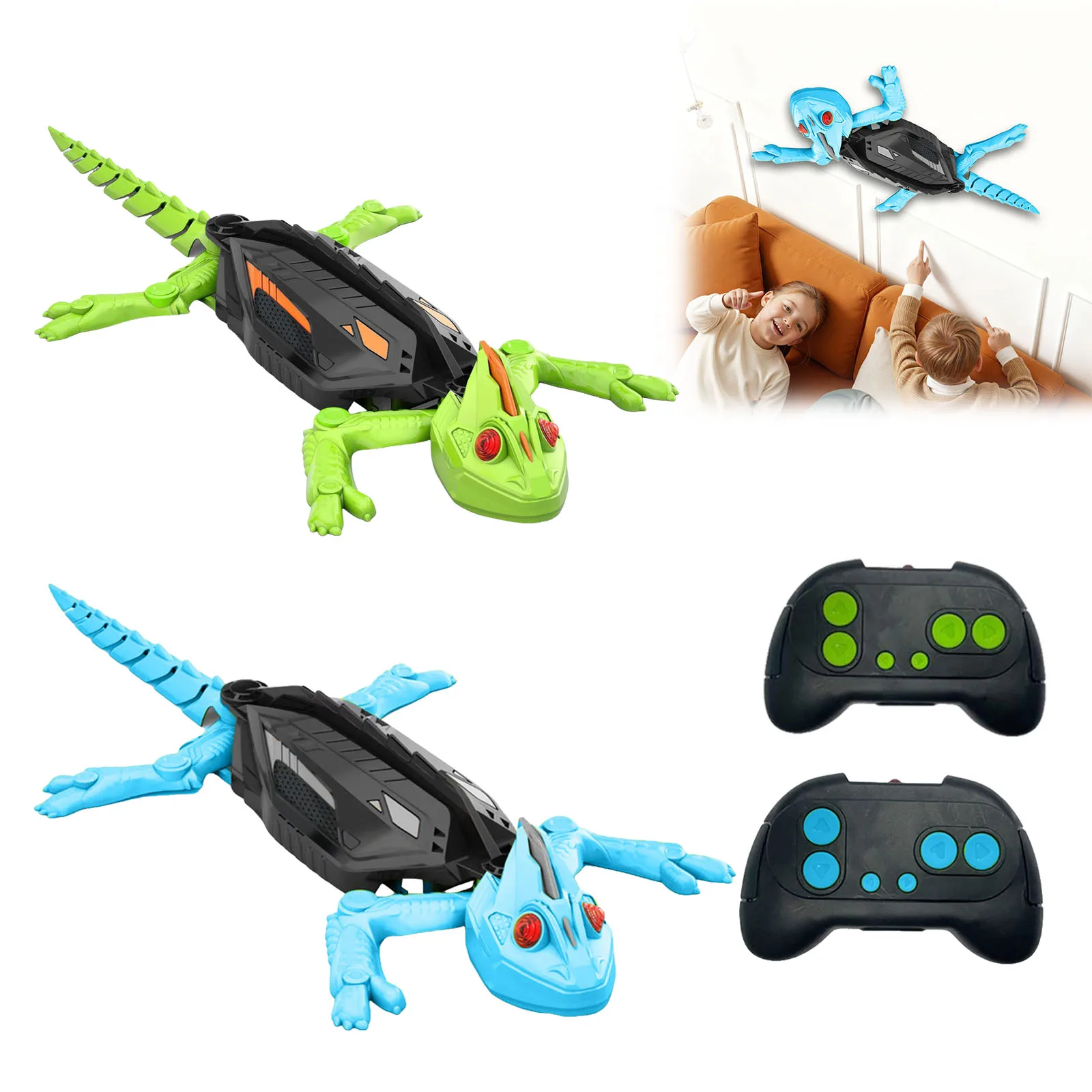 

Novelty Toys Children Educational Games Gecko Toy For Kids Remote Control Vehicle Unique & Fun Gift Daily Popular Playthings