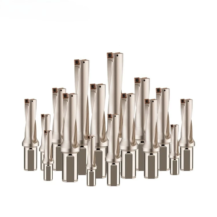 #6D SP U Drill Rod Violent Drilling Rotary Drill Bit Flat Bottom Deep Hole Lathe CNC Water Spray Fast Machine Tools Accessories