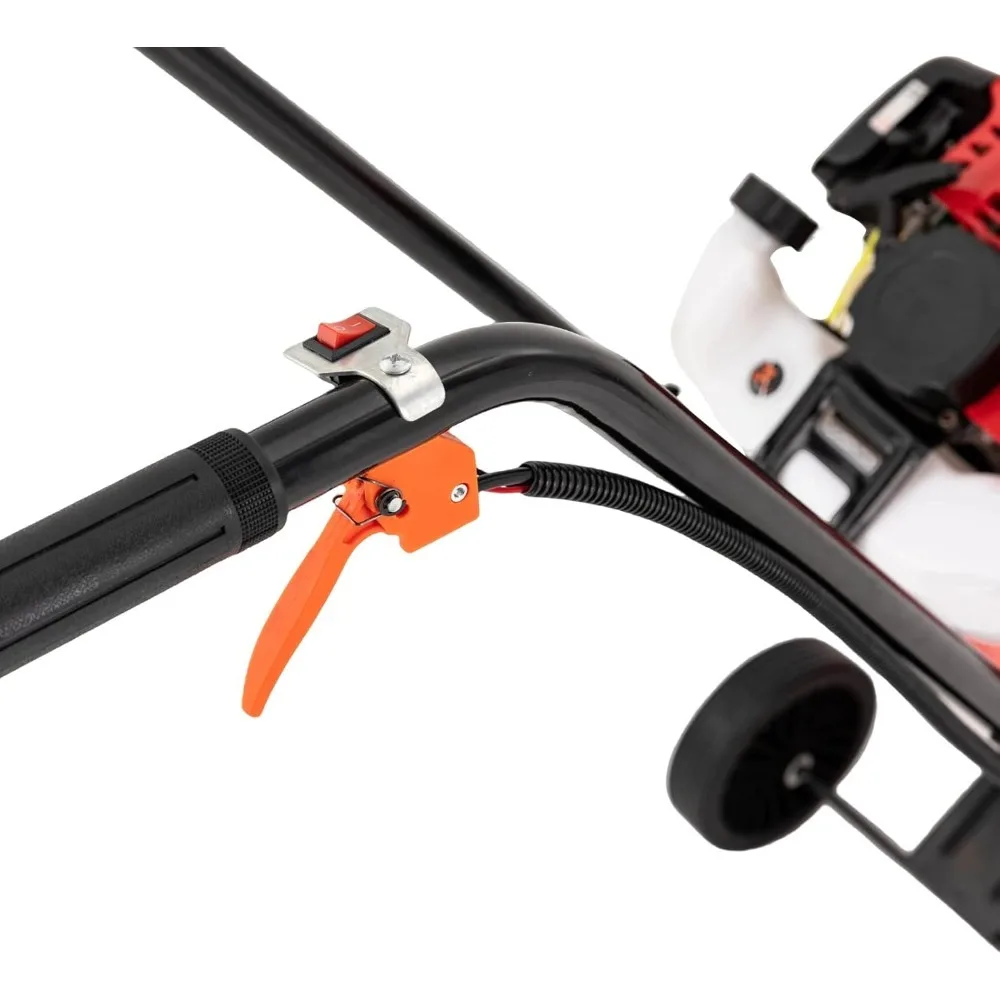 محراث يعمل بالغاز 52CC 2 السكتة الدماغية التجارية الثقيلة الحارث 1.9KW اليد الروتاري المزارع Rototiller حديقة أداة مع مقبض #5