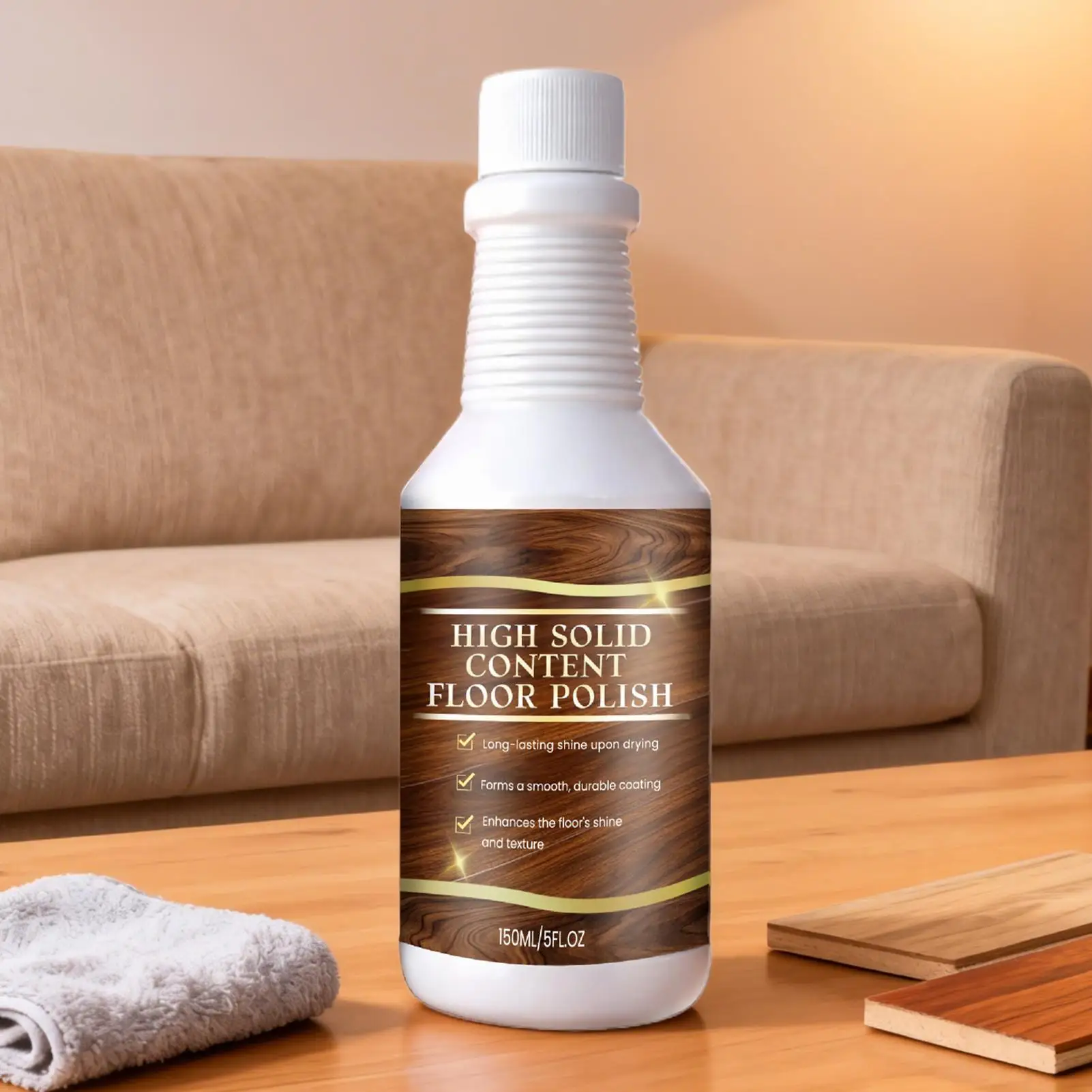 Floor Finish 150ml Gentle Scratch Repair Agent Wood Floor Scratch Repair For Kitchen Bathroom Home Dormitory Hotel Restaurant