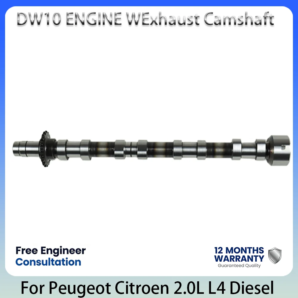 DW10 Engine Exhaust Camshaft OE 9804424280 For Peugeot Citroen 2.0L 2.0 L T L4 BlueHDi Diesel 2016-2024 3008 508 C5 C4 Dispatch