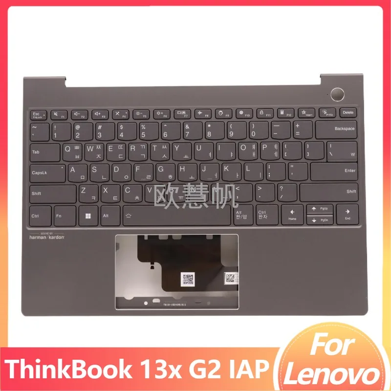 

T New for Lenovo ThinkBook 13x G2 IAP Laptop Palmrest Upper Cover for Korean Backlight Keyboard 5CB1H24690