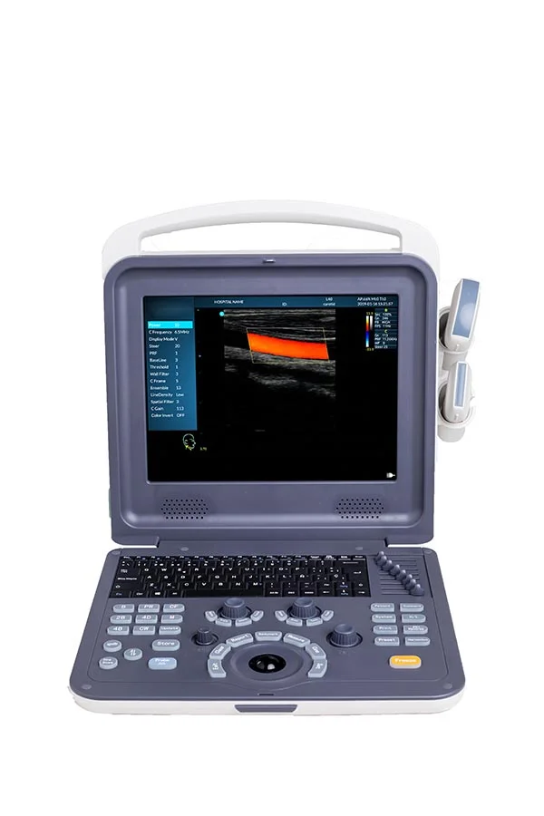 Portable 12 inch Screen Full Digital Laptop Color Doppler Ultrasound Machine Ultrasonic Diagnostic System For Pet Or Human