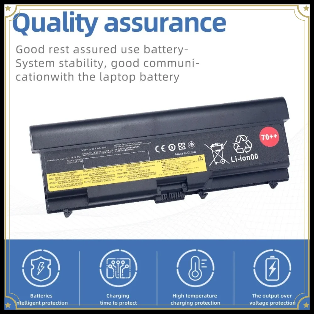 11.1V 94Wh 8.4Ah 9-Cell Replacement Battery 70++ for Lenovo ThinkPad T410 T420 T430 T530 W530 L430 L530 L412 T530i W510 Laptop
