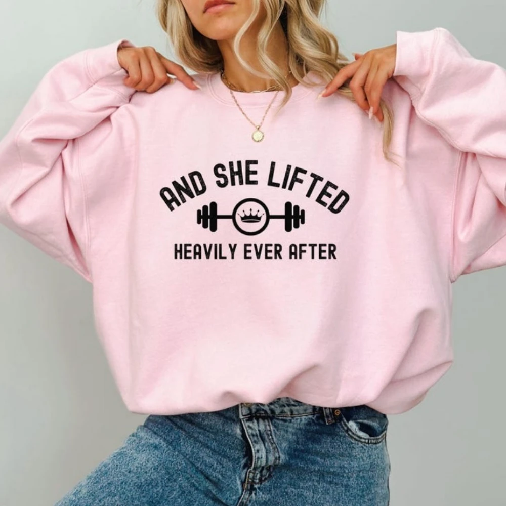 ورفعه بشكل كبير بعد البلوز النسائي في صالة الألعاب الرياضية، بلوفر للتمرين للنساء، بدلة رياضية بكتف منسدل #4