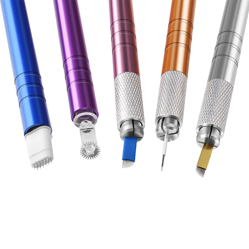 

5 шт. Tebori ручная ручка для татуировки, ручки для бровей, принадлежности для перманентного макияжа, татуировки