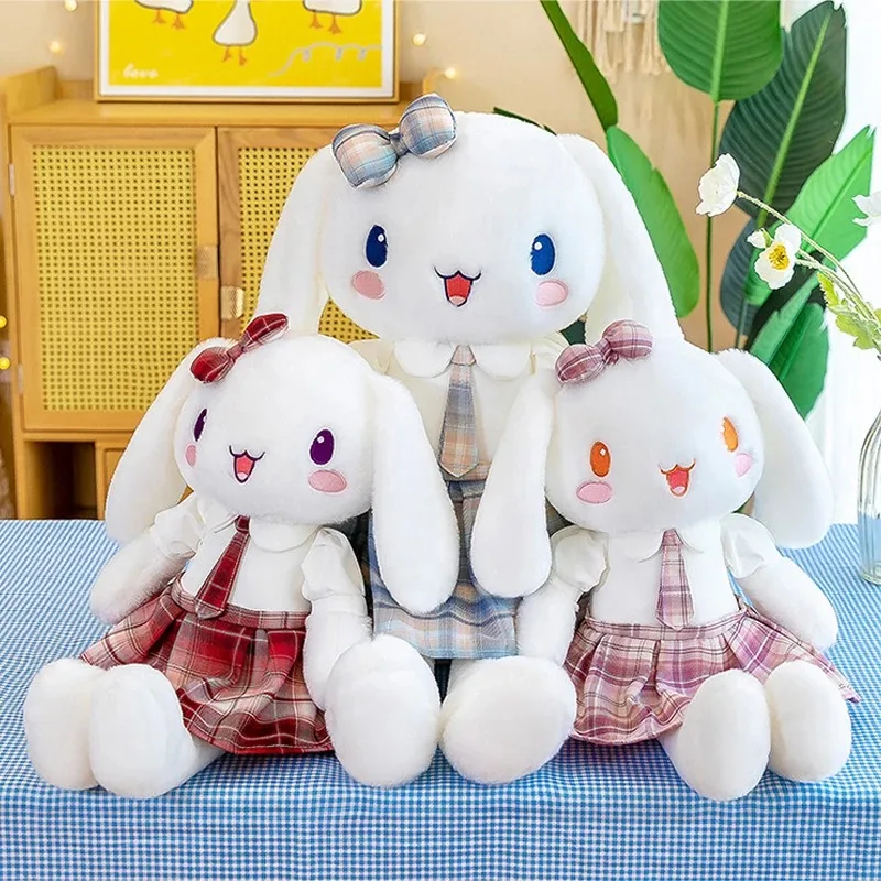 Sanrios Симпатичная плюшевая игрушка Cinnamoroll мультяшная Подушка Мягкая кукла подушка для спальни домашний декор детский день рождения Рождественский подарок для друга