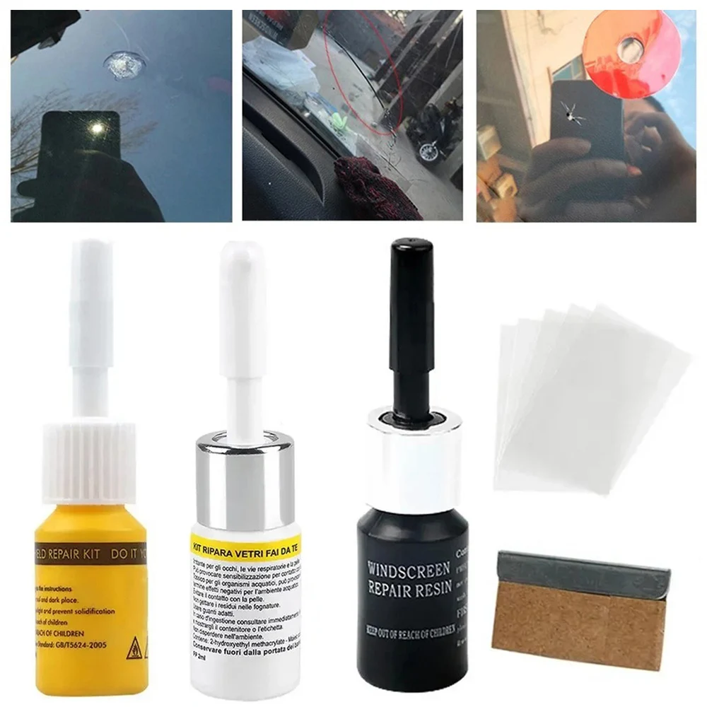 Automotive Glass Repair Auto Glass Repair Kit Automotive Repair Cost-saving Solution Cracked Repair Tool Effective Repair