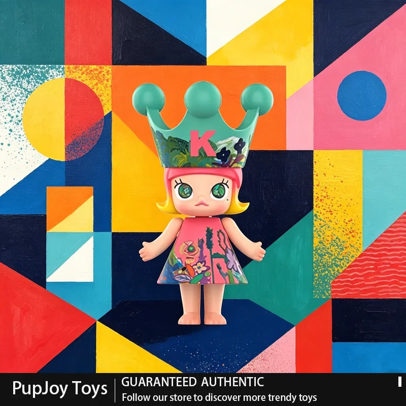 

Genuine Pop Mart Mega Royal Molly 400% Childlike Innocence Snow White Jon Bugerman Bubble Water Lily Panda Mickey Family Gift