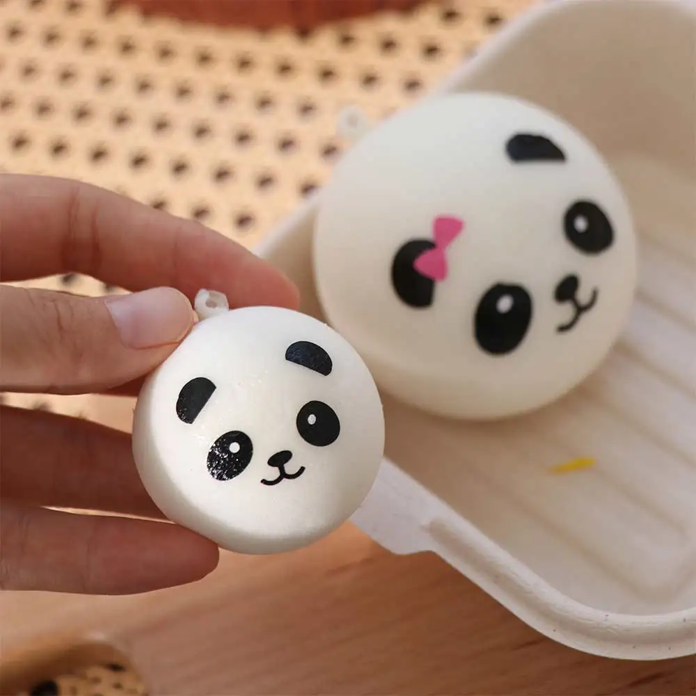 Charm Simulation Venting Cartoon Soft Stress Kawaii  Straps Panda  Silicone Squeeze