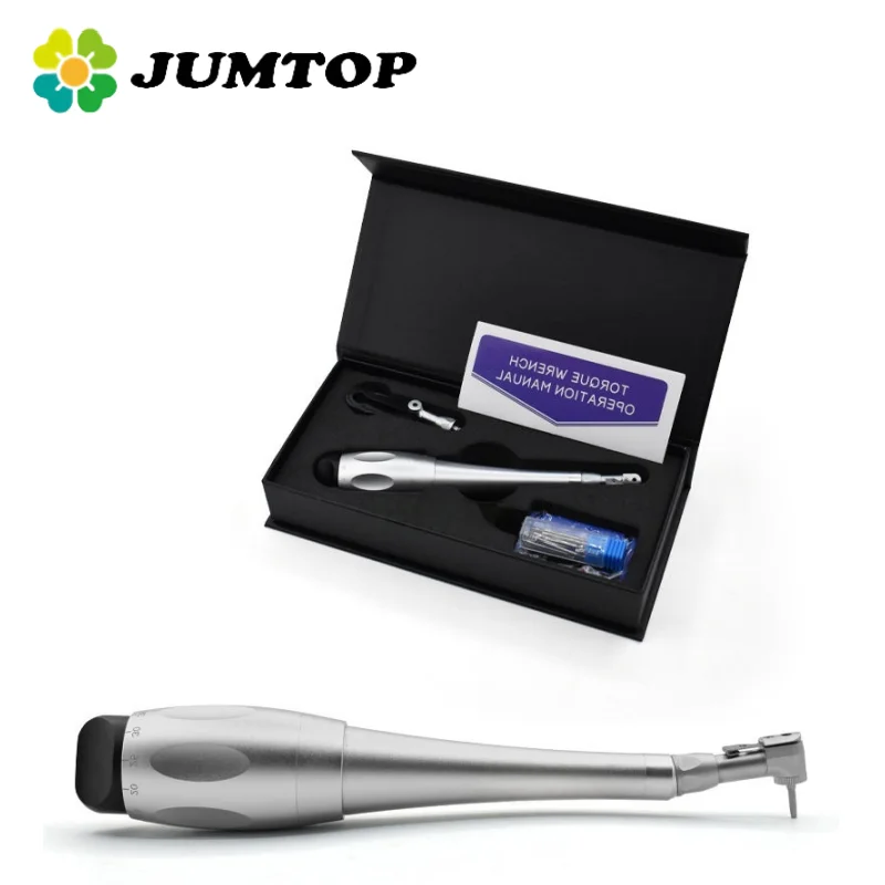 

JUMTOP Dental Universal Implant Torque Wrench with 16 Screwdriver Drivers for Multiple Implant Systems